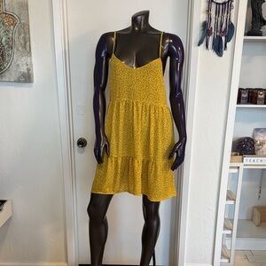 Forever 21 Mustard Yellow Mini Dress
